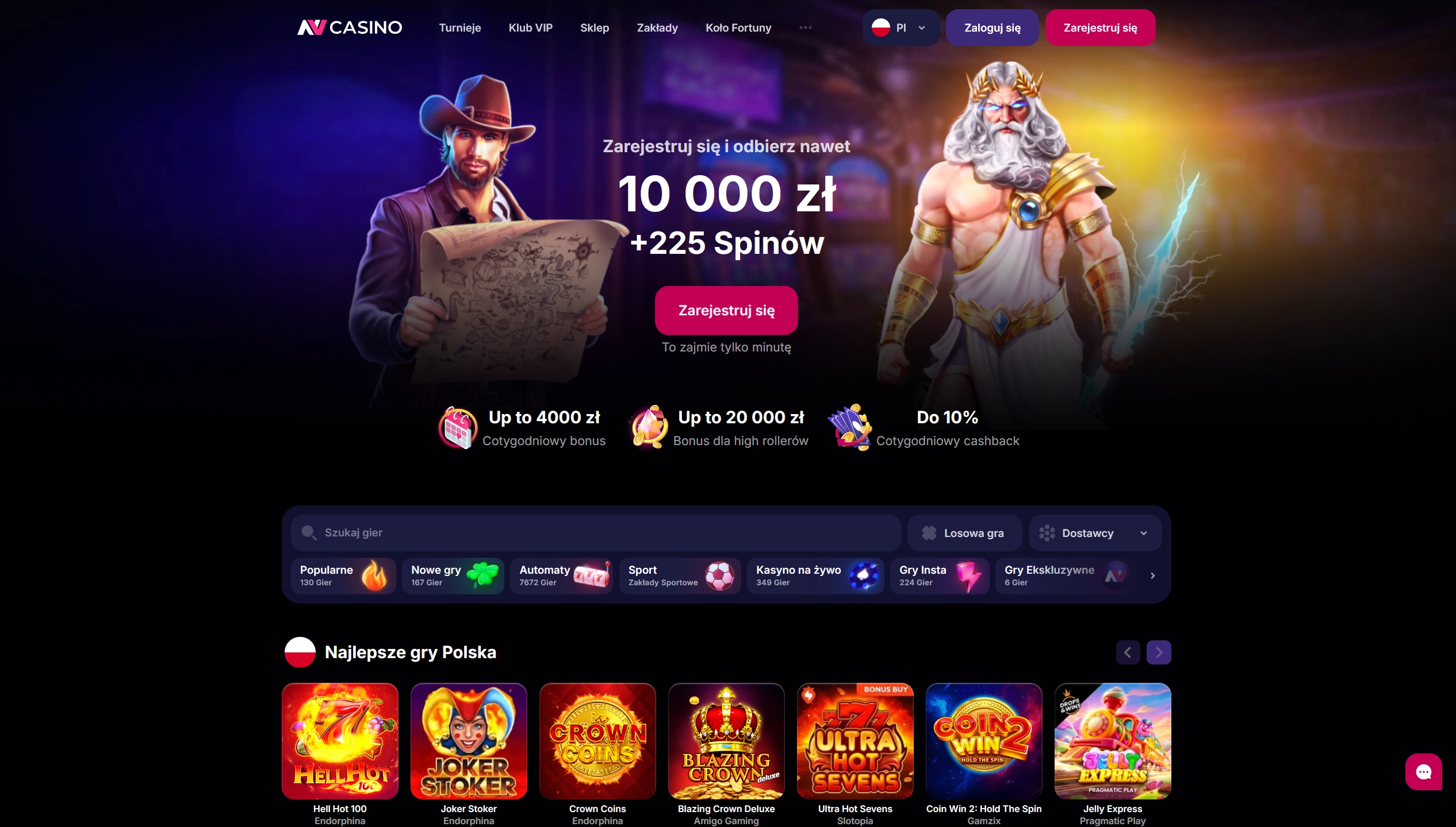 NV Casino топовое онлайн казино Польша на злотые